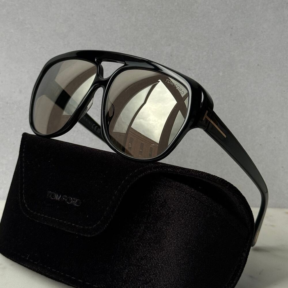 NEW Tom Ford FT1103 Jayden Aviator Sunglasses in Black